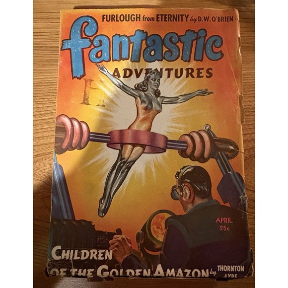 Other - Fantastic Adventures 4/1943-Children of‎ the Golden Amazon--Frank R. Paul-G